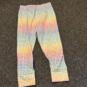 LL bean base layer pants toddler 4T Polka Dot Kids Leggings